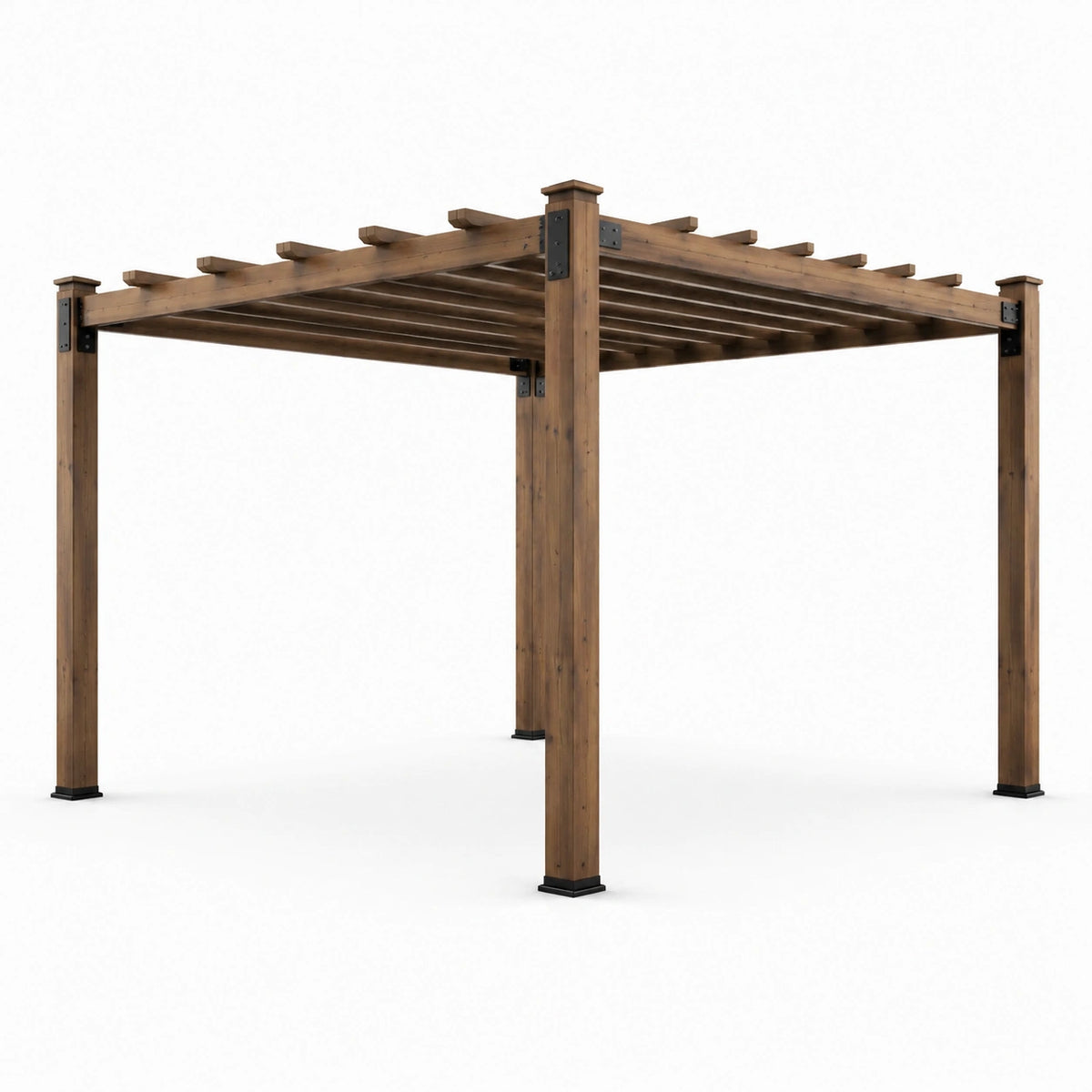 Pérgola de Madera de Pino 300x300 cm Exterior