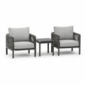 Conjunto de Sillones de Aluminio y Mesa para Exterior